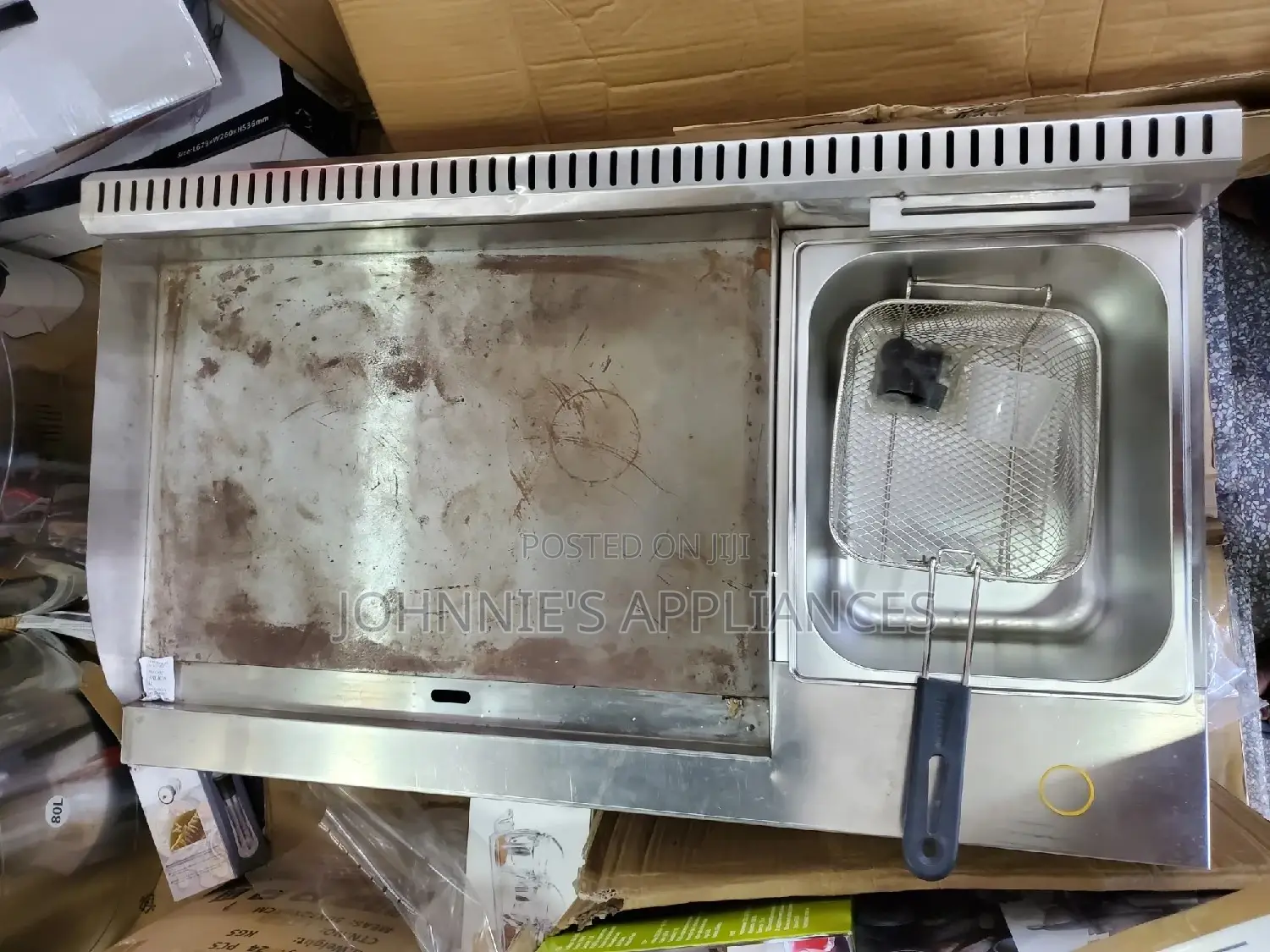 All In1 Chapati Maker en Deepfryer Uses Gas Only