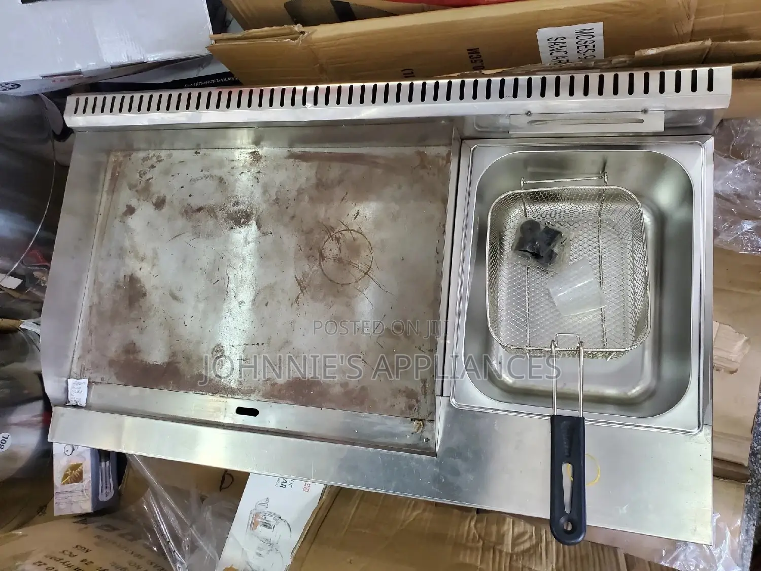 All In1 Chapati Maker en Deepfryer Uses Gas Only