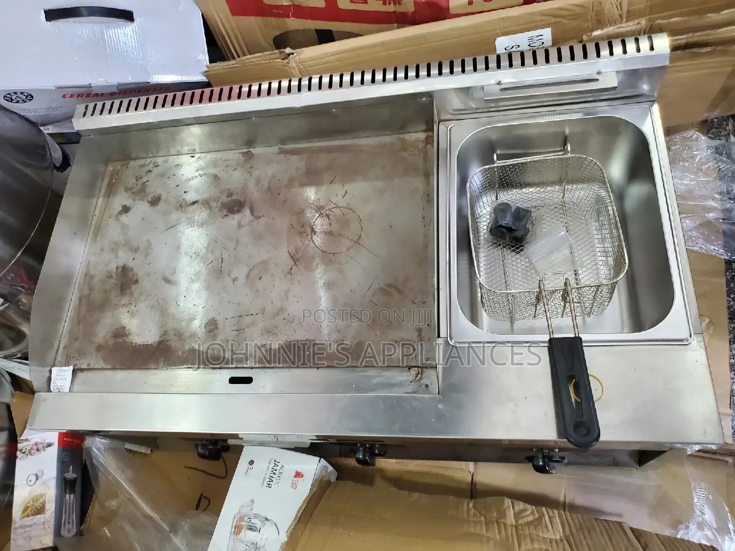 All In1 Chapati Maker en Deepfryer Uses Gas Only