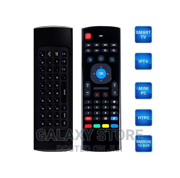 Universal Remote With Air Fly Mouse and Keyboard for All Tv