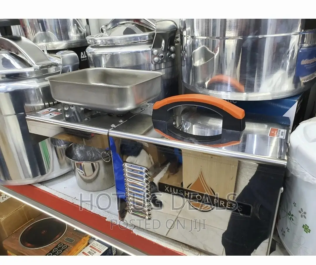 Home Use Olive Oil Press Machine- Silver