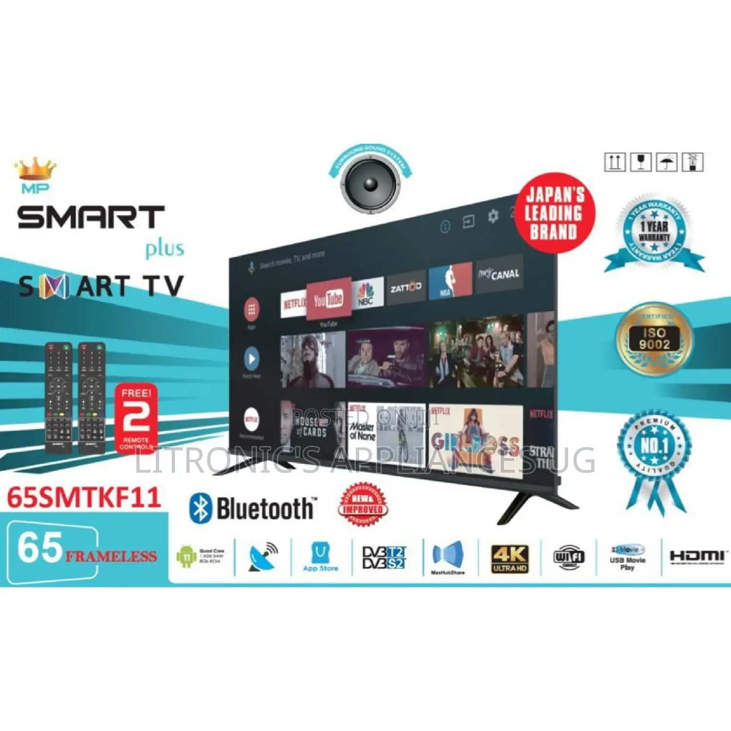 65inches Smartplus Andriod Smartscreen
