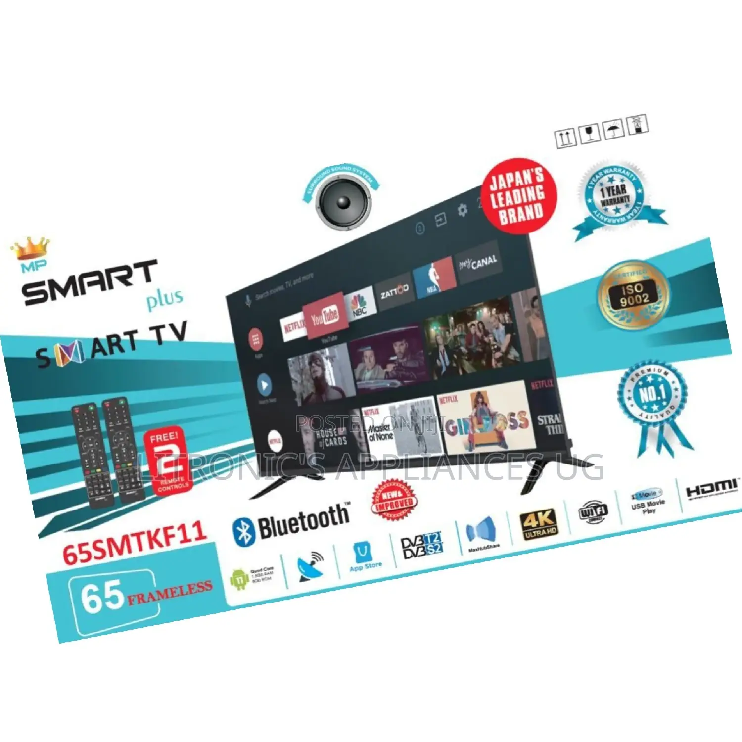 65inches Smartplus Andriod Smartscreen