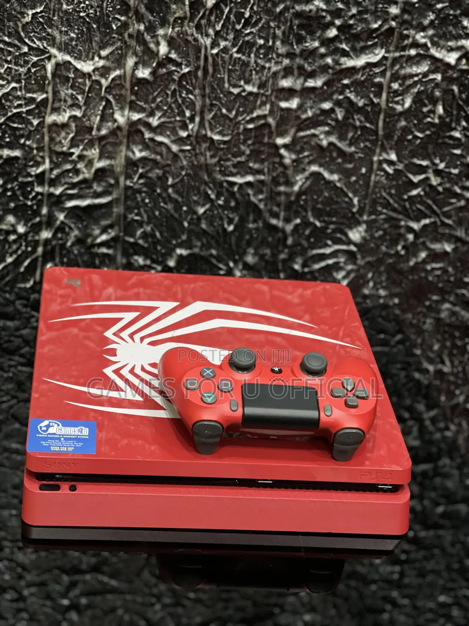 Ps4 Slim Console Uk Used Spider-Man Limited