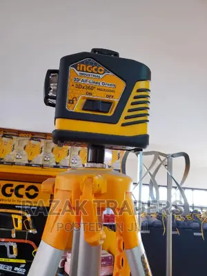 Ingco 3D X 360° Line Laser Level (Green) [4000 Mah]