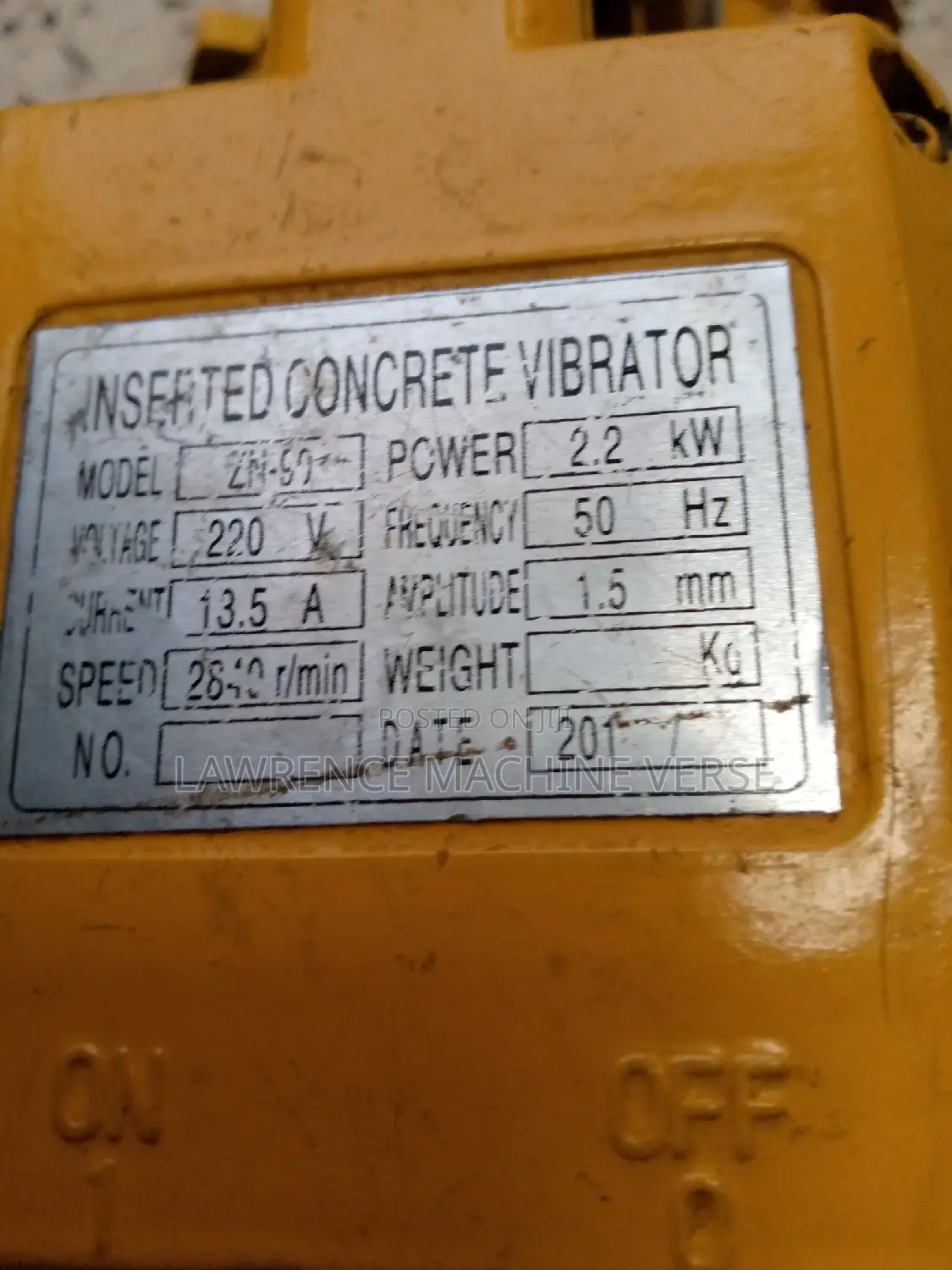 Concrete Vibrator