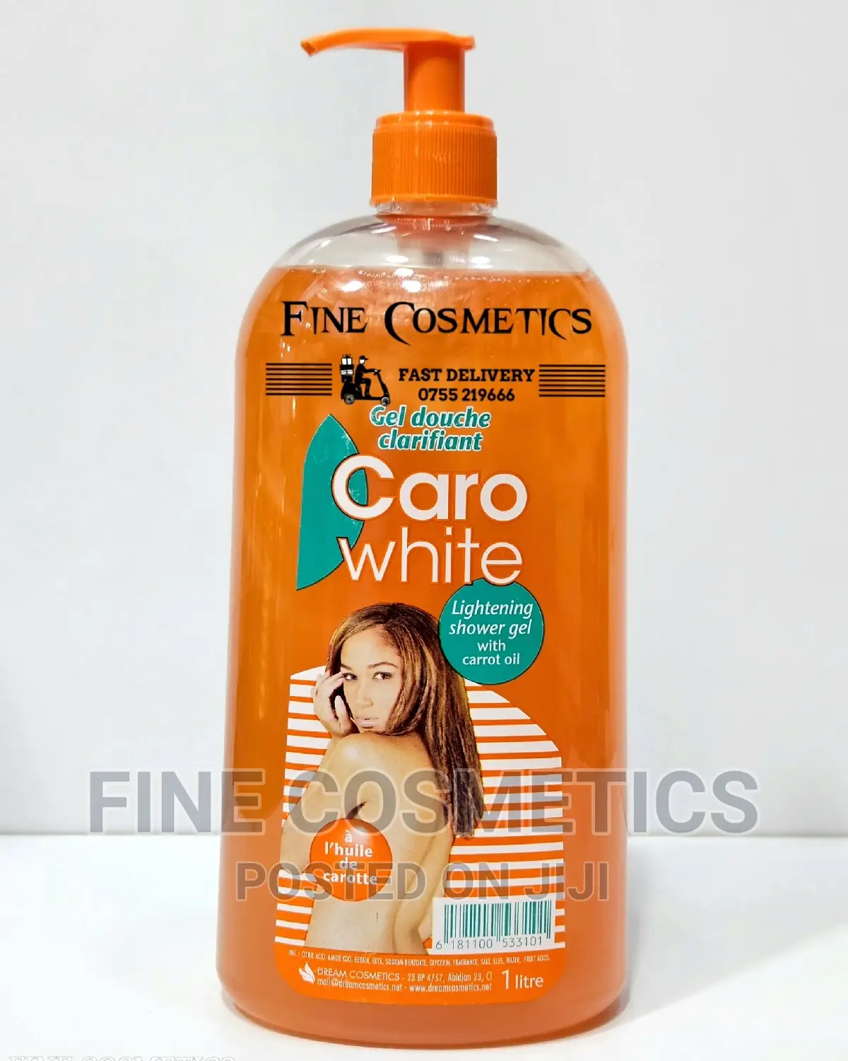 Original Caro White Lightening Shower Gel With Carrot Oil.