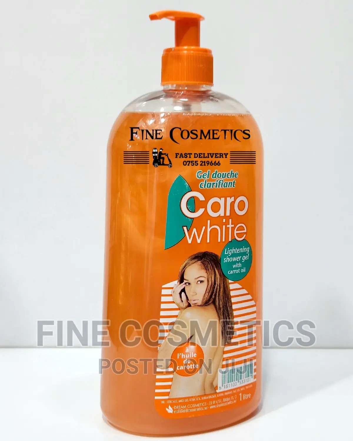 Original Caro White Lightening Shower Gel With Carrot Oil.