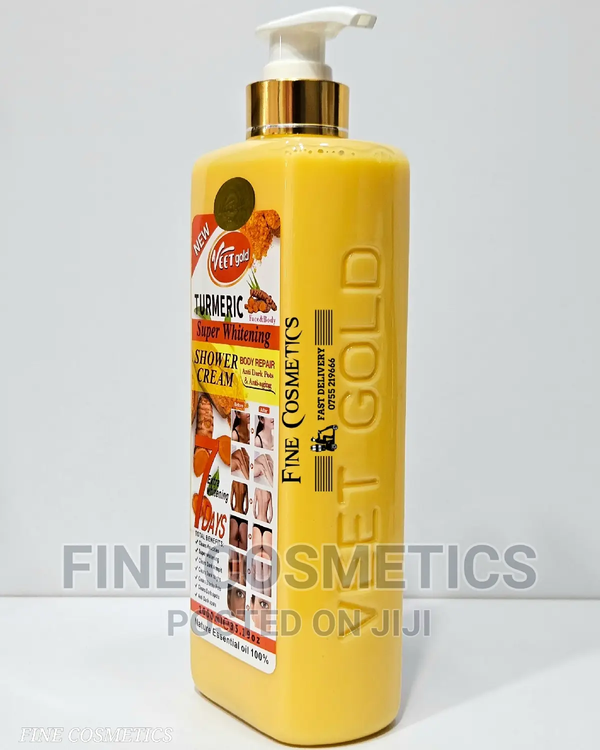 Veet Gold 7days Turmeric Whitening Shower Cream Shower Gel.