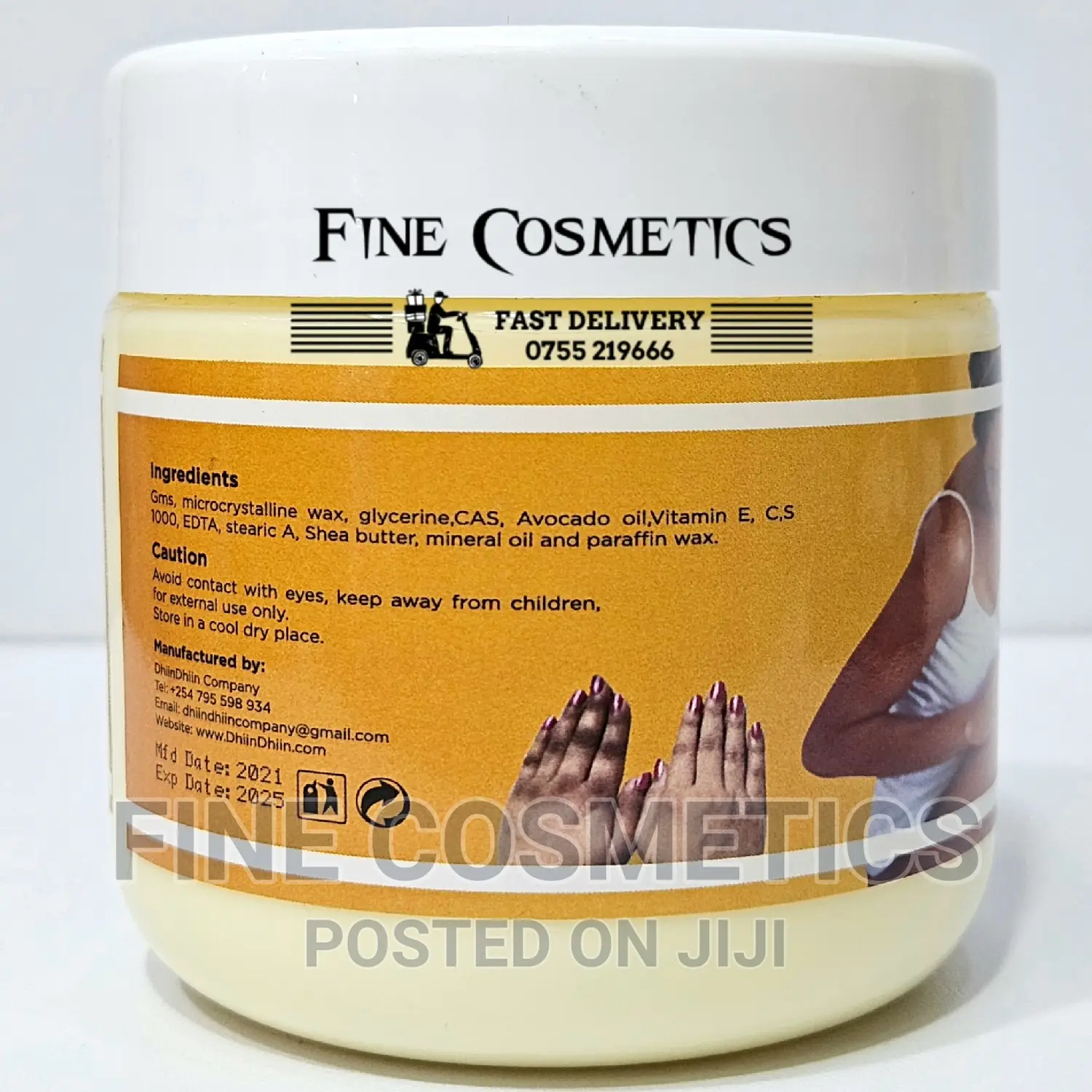 New DHIIN DHIIN Original Brightening Body Cream Wz Vitamin E