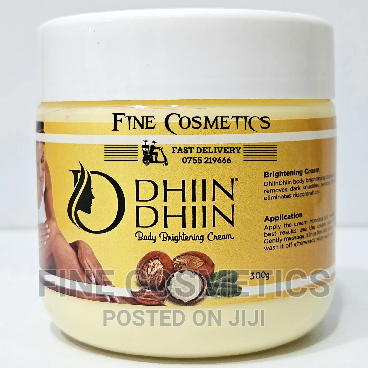 New DHIIN DHIIN Original Brightening Body Cream Wz Vitamin E