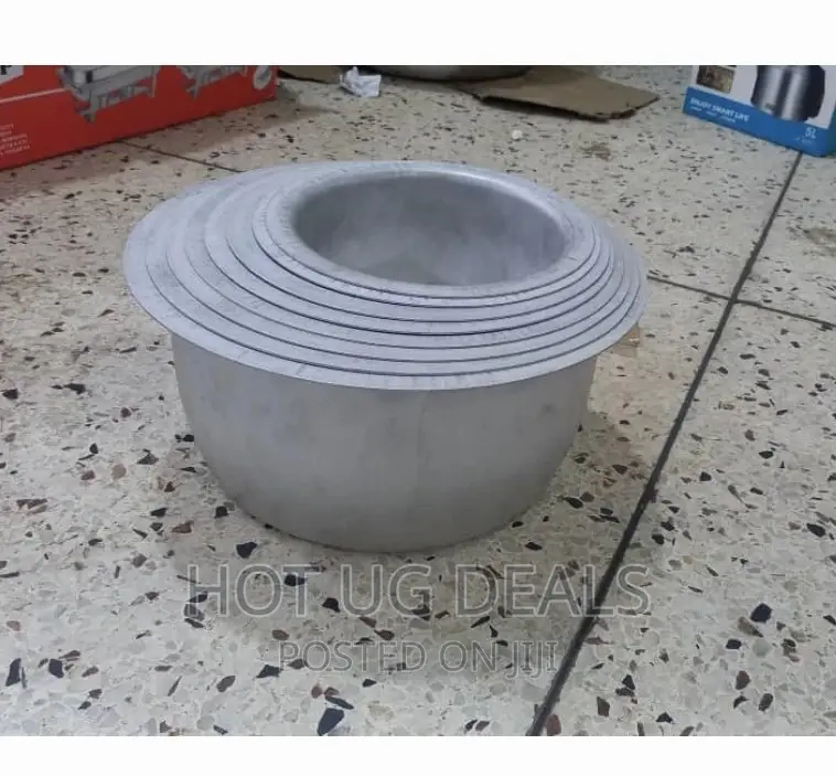 8 Piece Belly Pot Stainless Steel Saucepans- Silver
