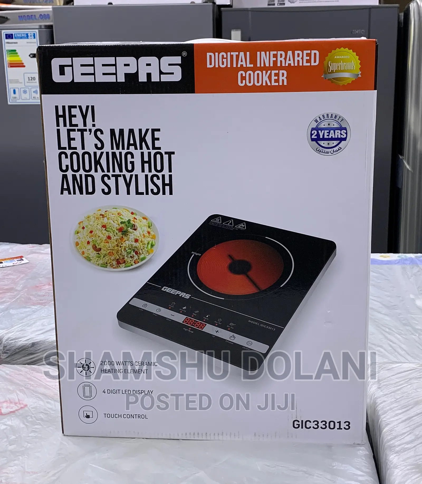 Geepas Digital Infrared Cooker