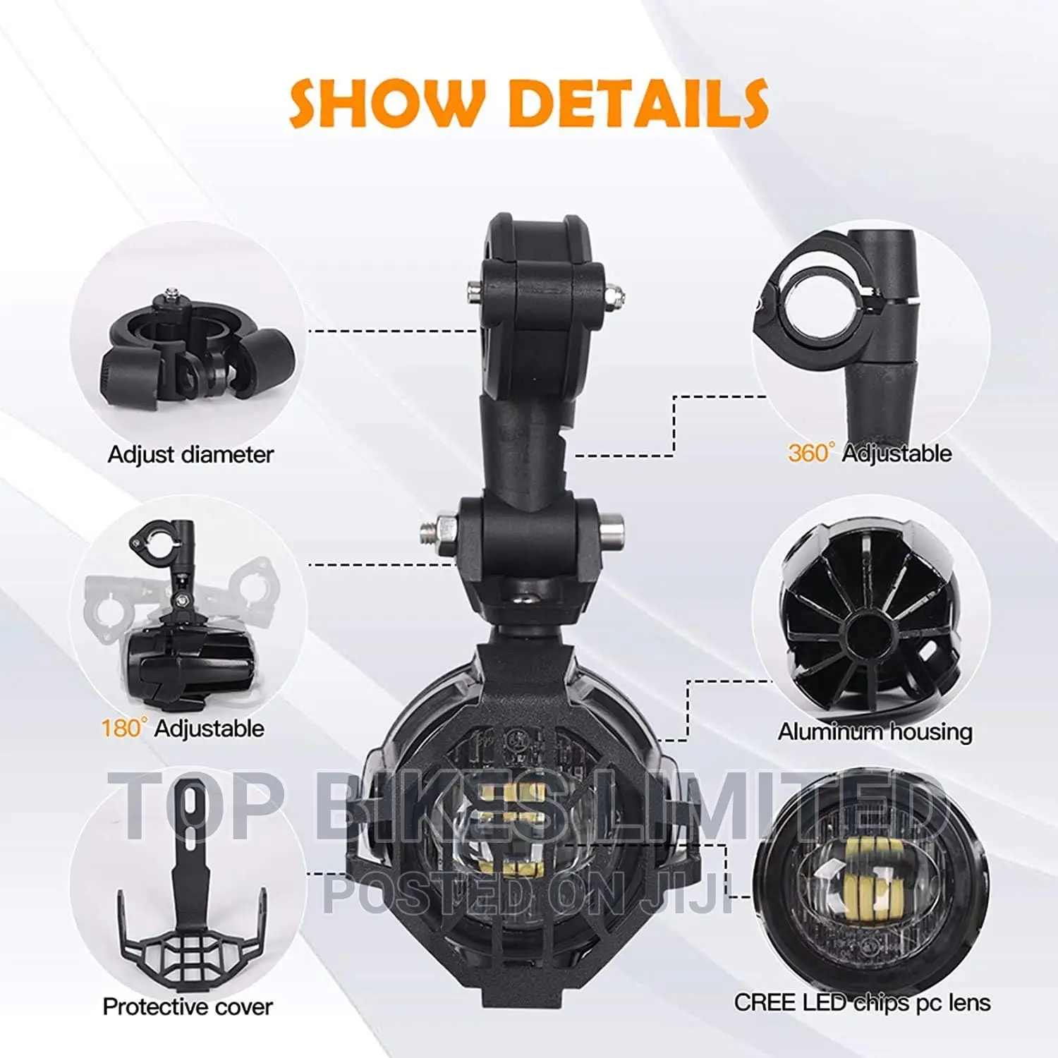 Motorcycle Led Auxiliary Lights
