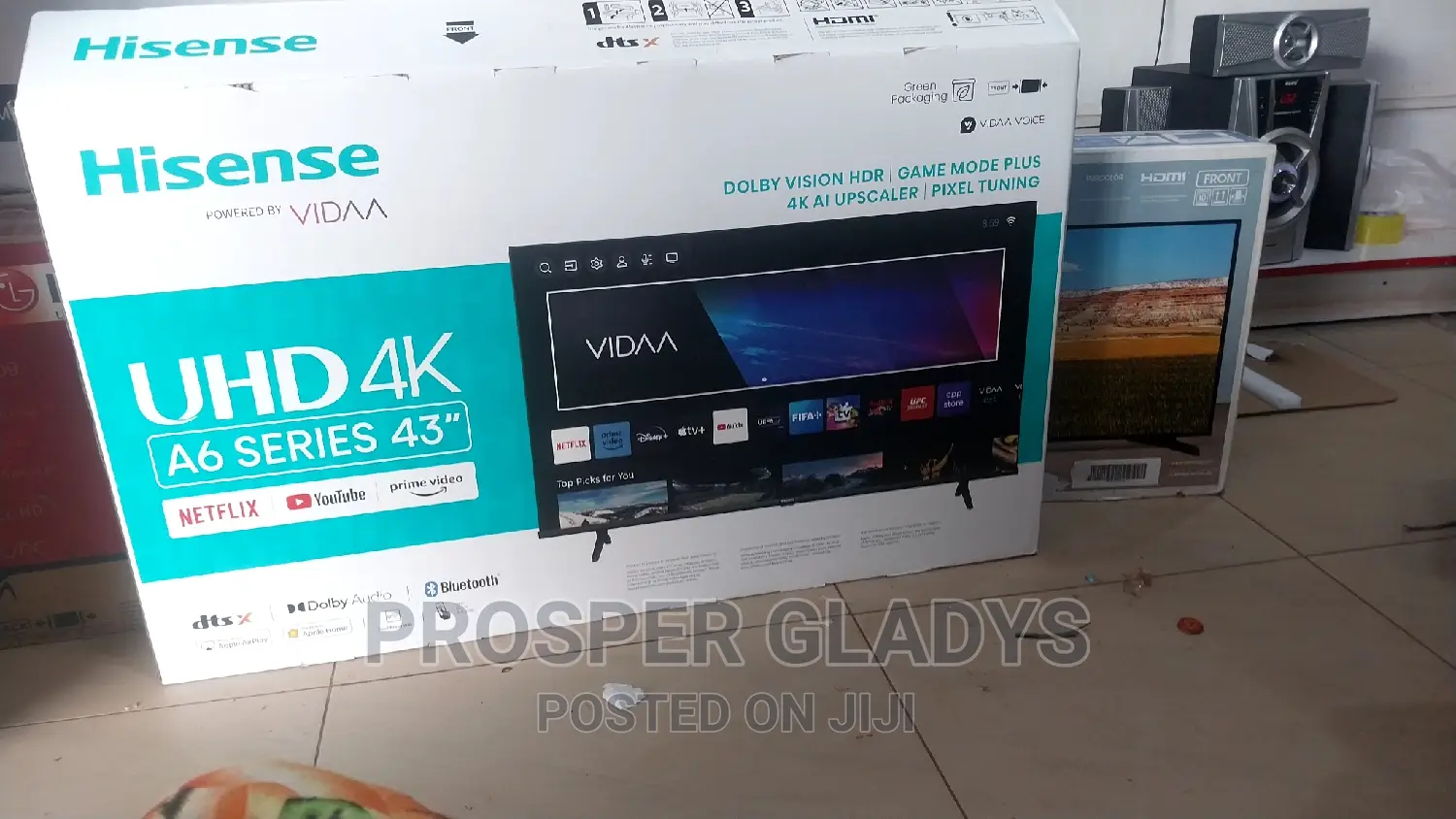 Hisense 43 Smart Digital Flat Screen Uhd4k