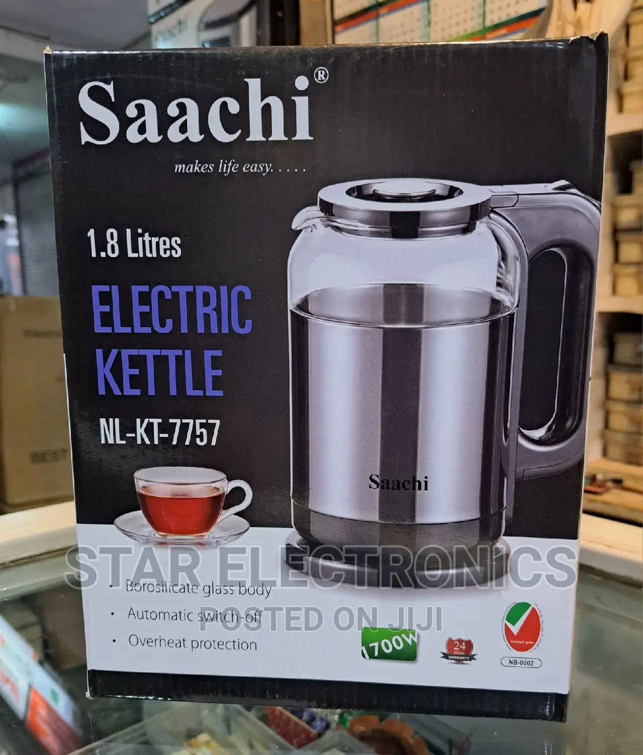 Electric Glass Kettle 1.8L