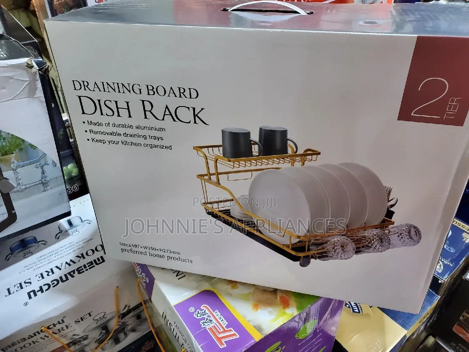 Gold Dish Drainer