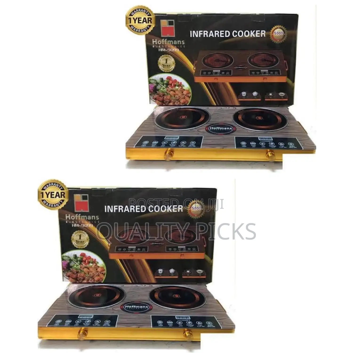 Double Infrared Cooker