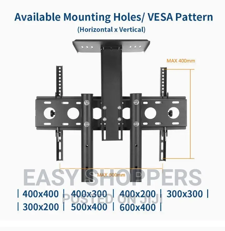 Mobile Tv Stand With Wheels Shelves 32-70 Inches Tv