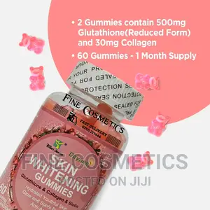 Health Bright Skin Whitening Chewing Gummies Wiz Glutathione