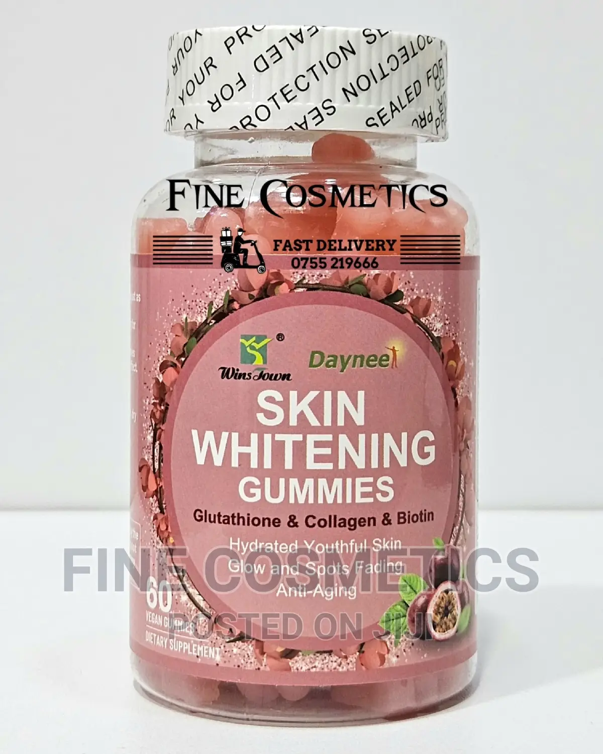 Health Bright Skin Whitening Chewing Gummies Wiz Glutathione