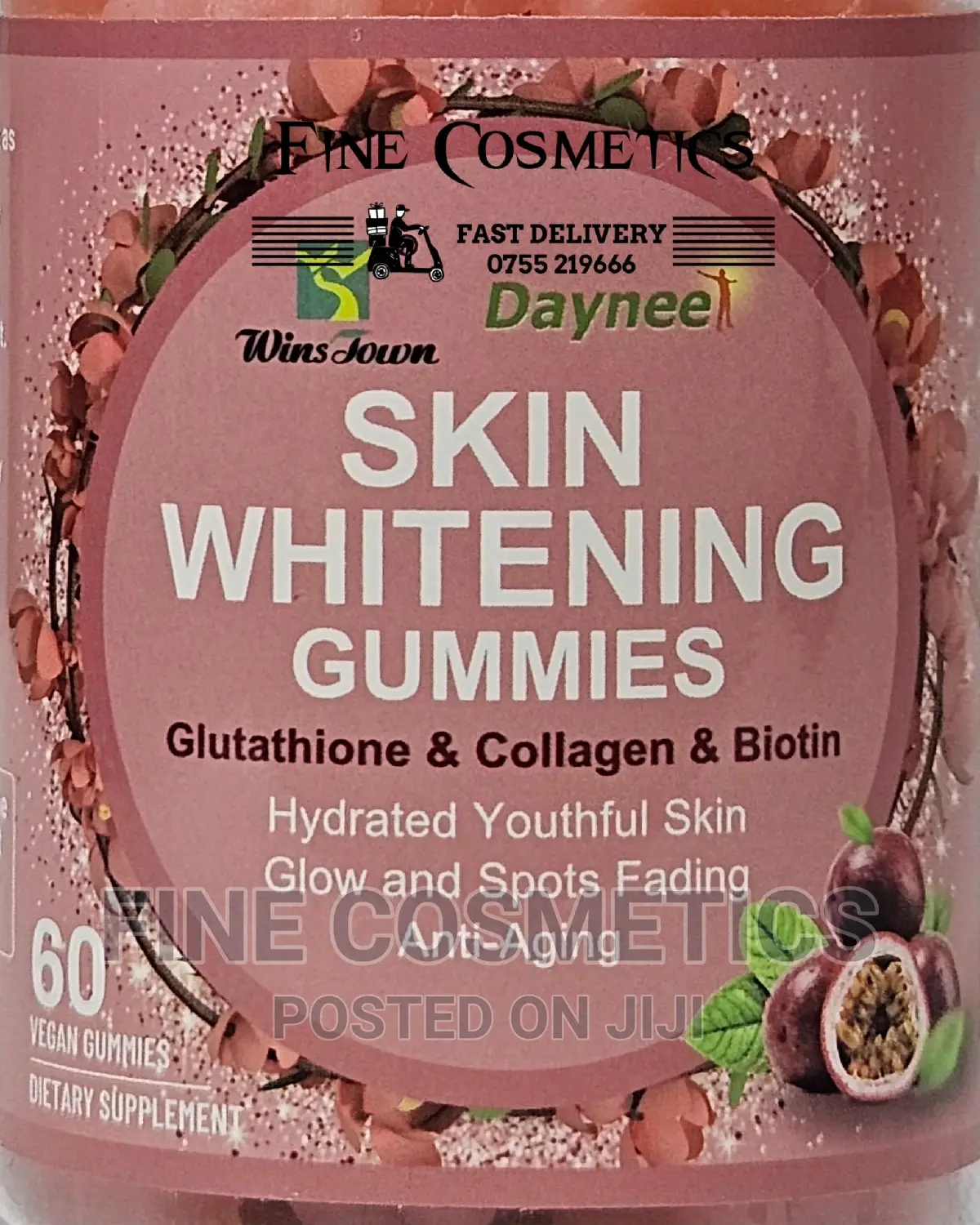 Health Bright Skin Whitening Chewing Gummies Wiz Glutathione