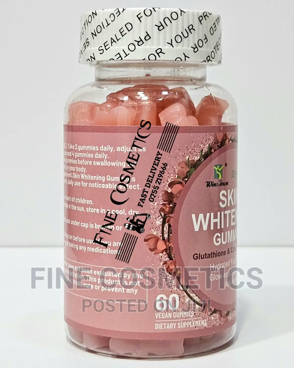 Health Bright Skin Whitening Chewing Gummies Wiz Glutathione