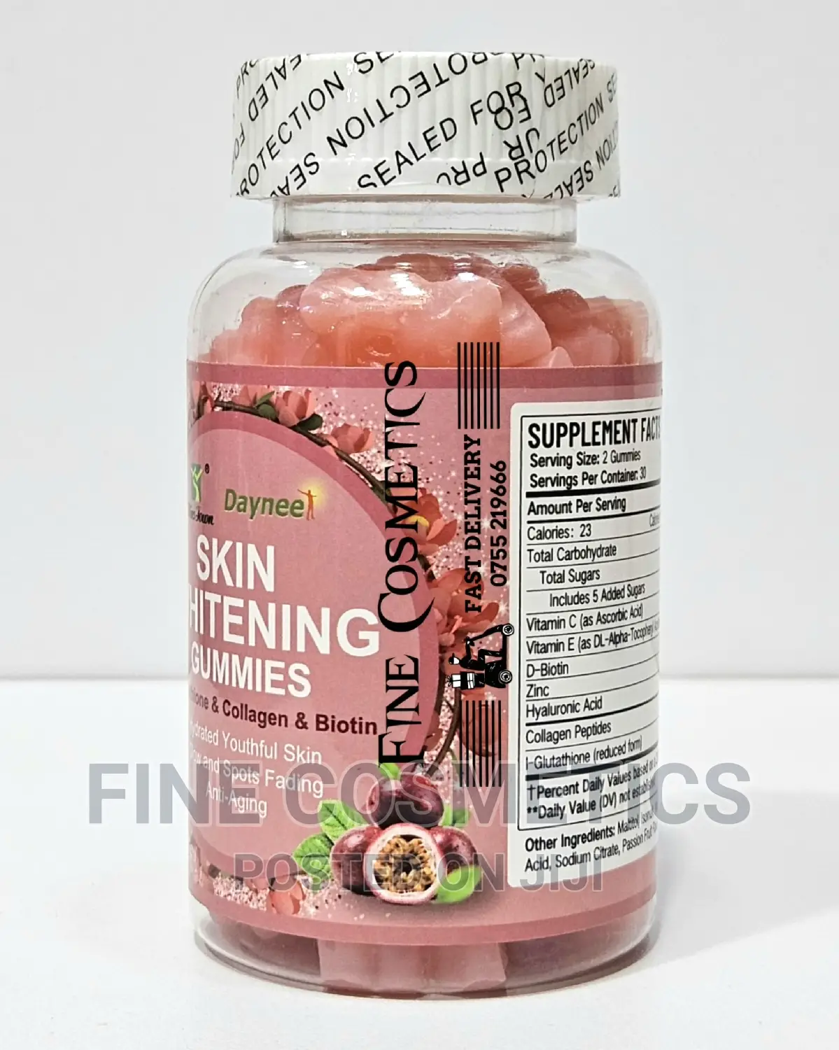 Health Bright Skin Whitening Chewing Gummies Wiz Glutathione
