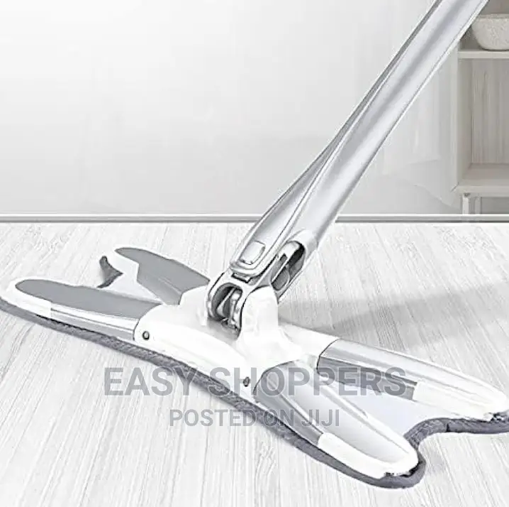 Hands-Free Squeeze Microfiber Flat Mop 360° Flexible Head