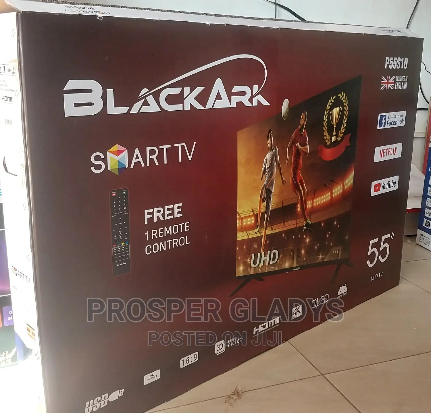 55 Inches Led Blackark Smart Digital Flat Screen