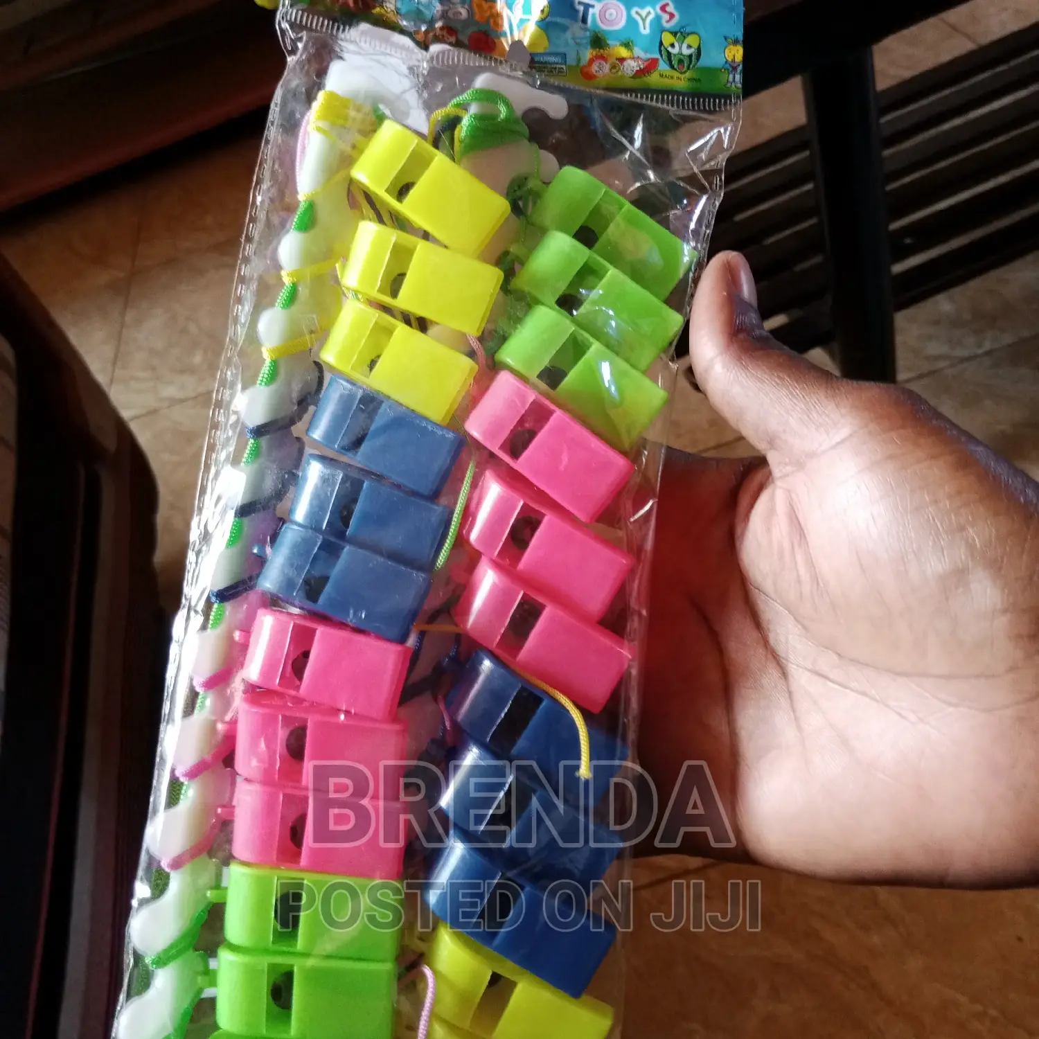 Brand New Plastic Whistles