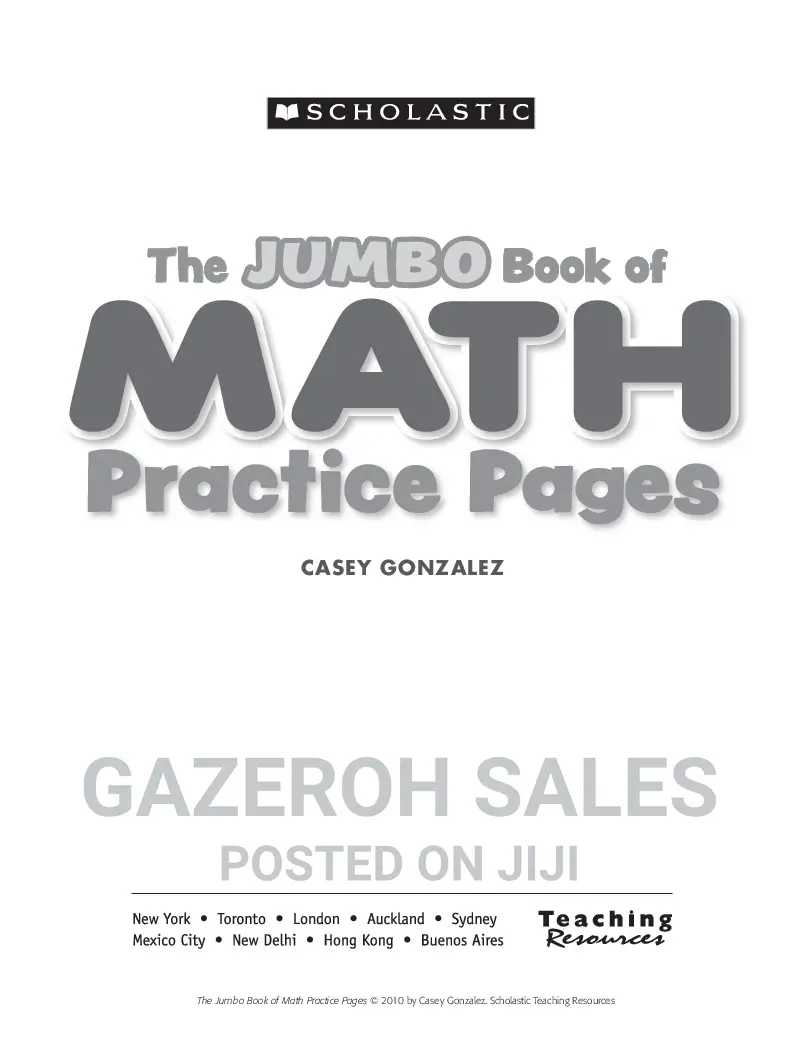 The Jumbo Book Of Math (Soft Copy)