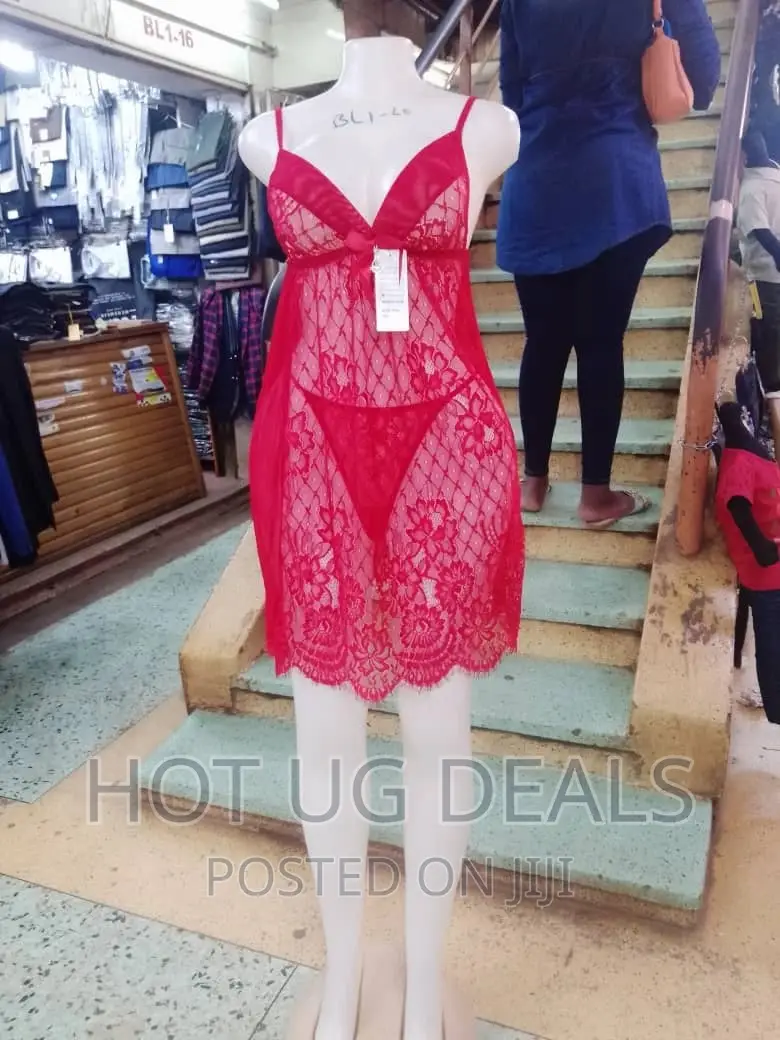 Women's Night Wear Lingerie - Red, Design May Vary