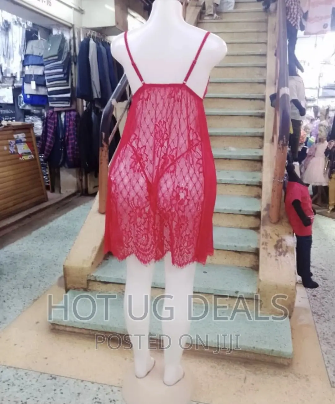 Women's Night Wear Lingerie - Red, Design May Vary