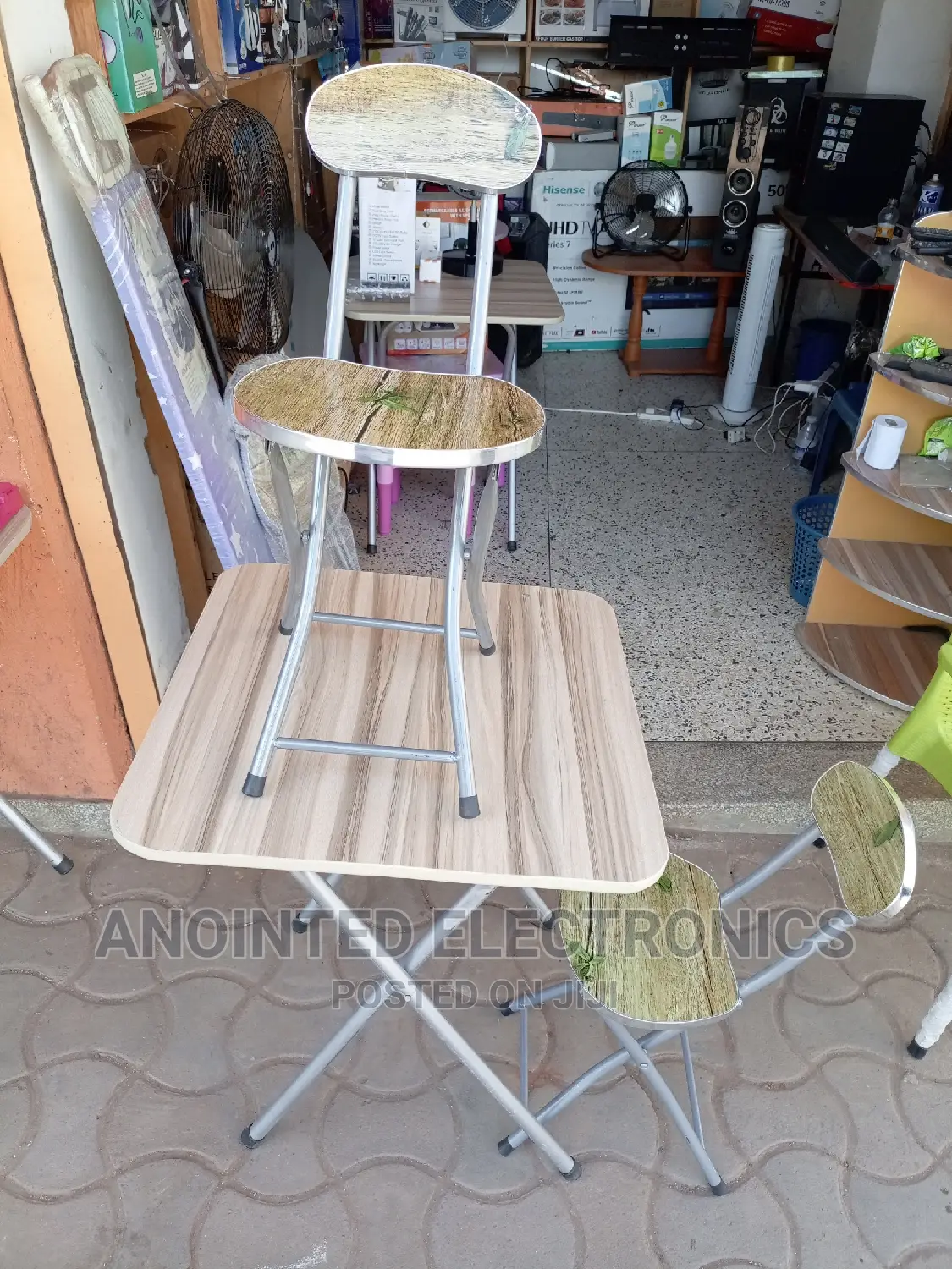 Reading Table With a Two Chairs