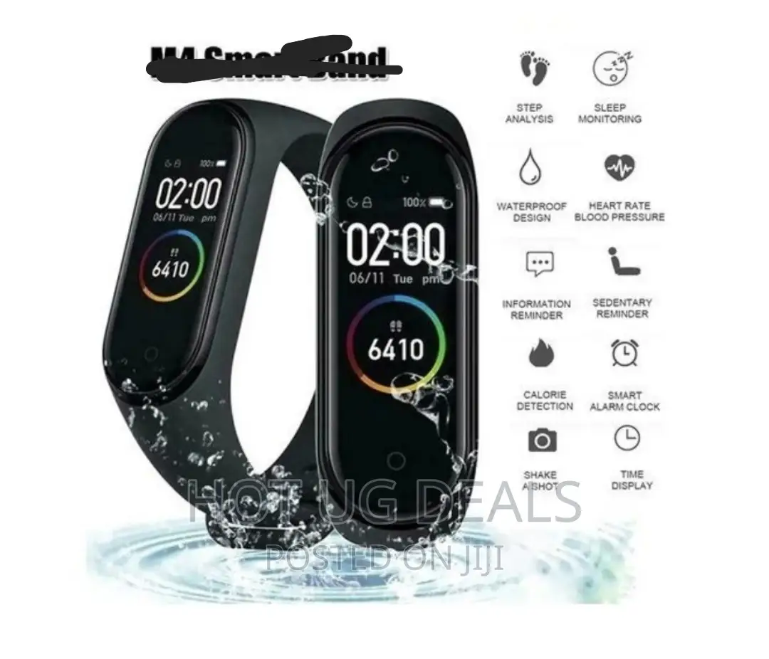 Color Screen Smart Wristband Waterproof Heart Rate