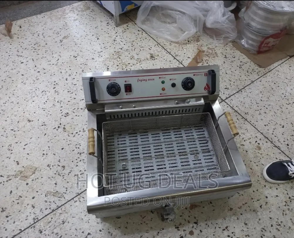20l Commercial Electric Fish Deep Fryer - Silver