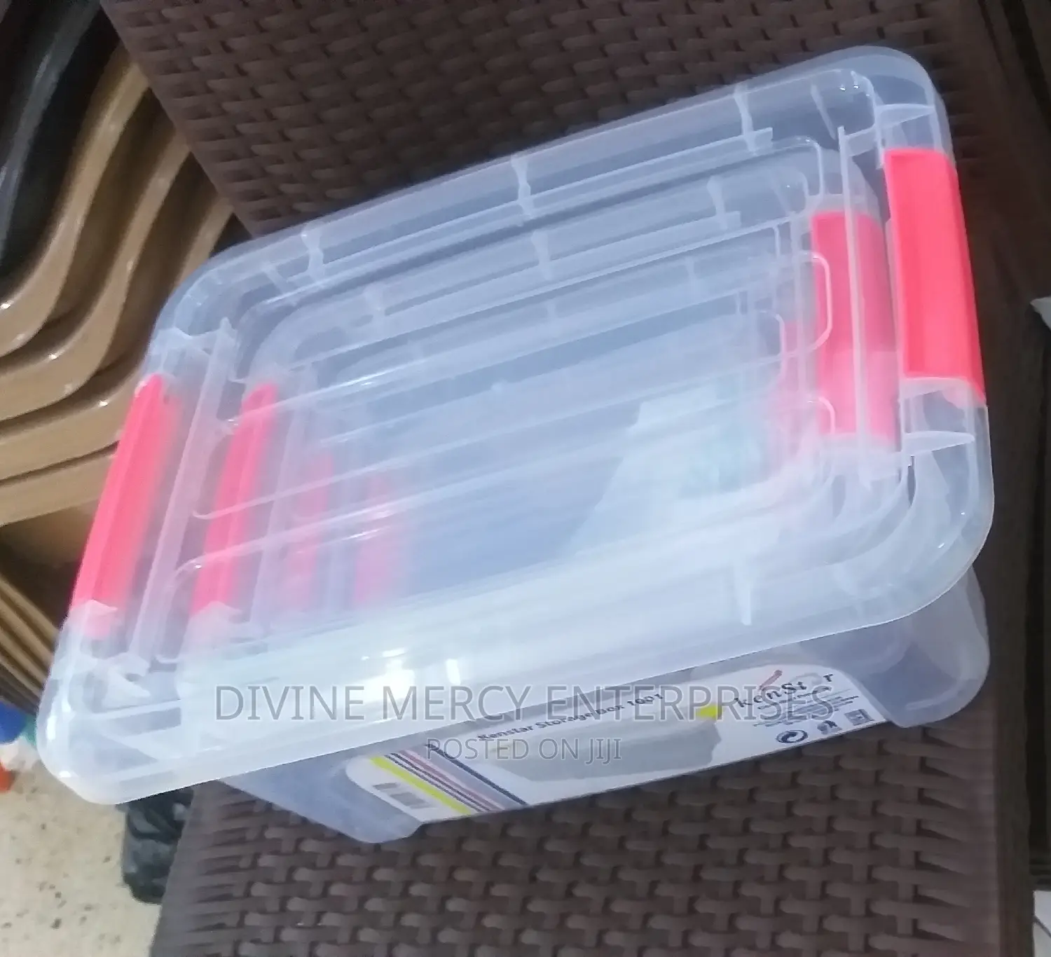 Transparent Storage Box (4pieces)