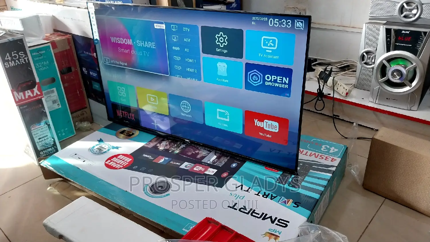 Smart Plus 43 Smart Android Digital Flat Screen.