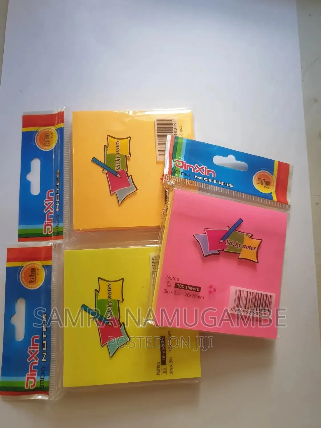 76x76mm 100 Sheets Stickers