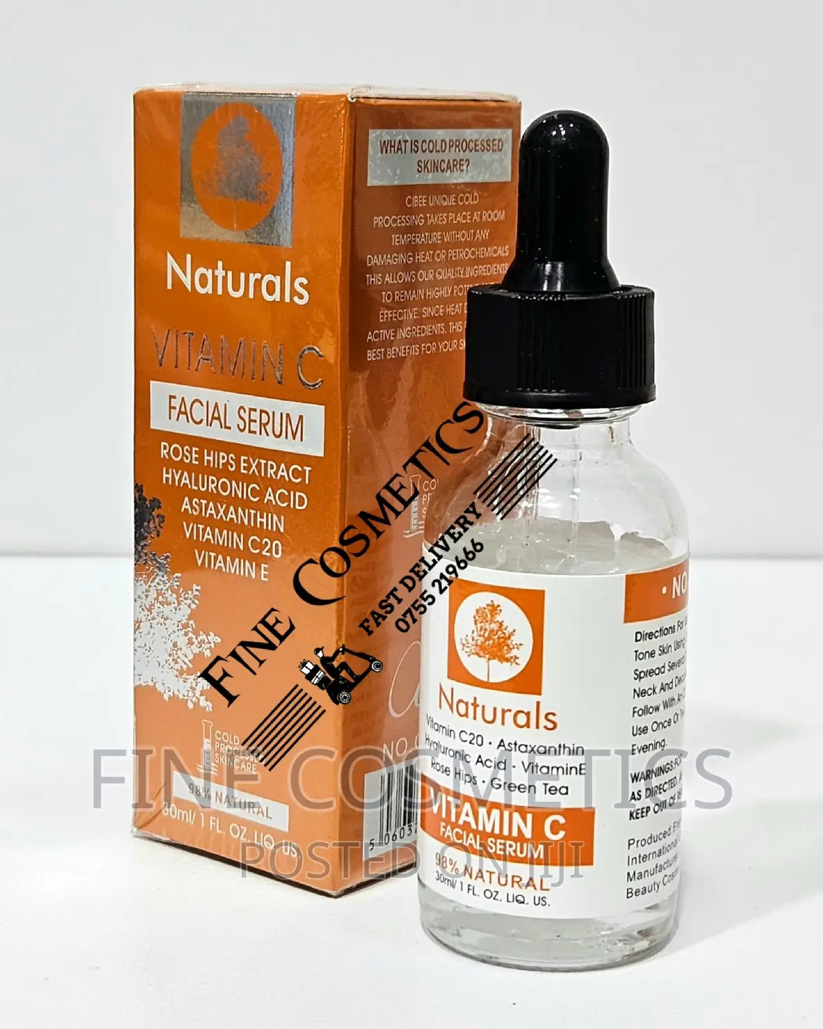 Naturals Serum With Vitamin C E |Rose Hips |Hyaluronic ACID