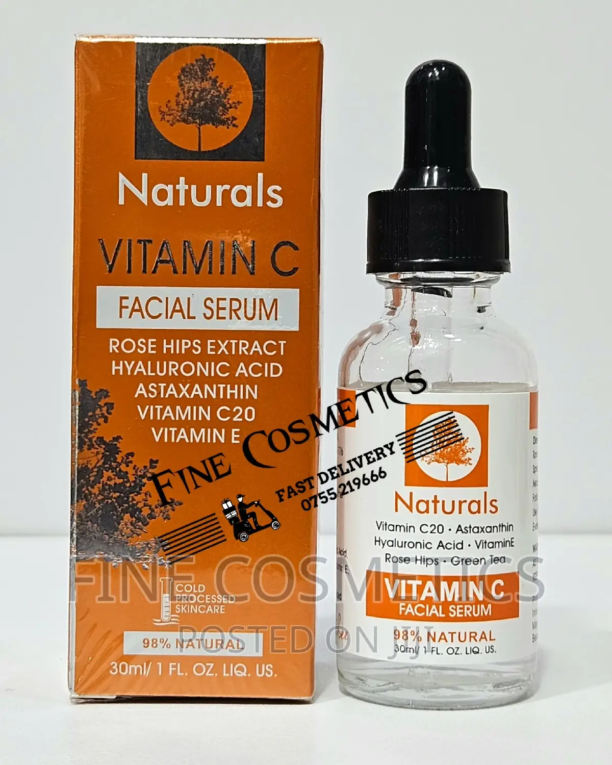 Naturals Serum With Vitamin C E |Rose Hips |Hyaluronic ACID