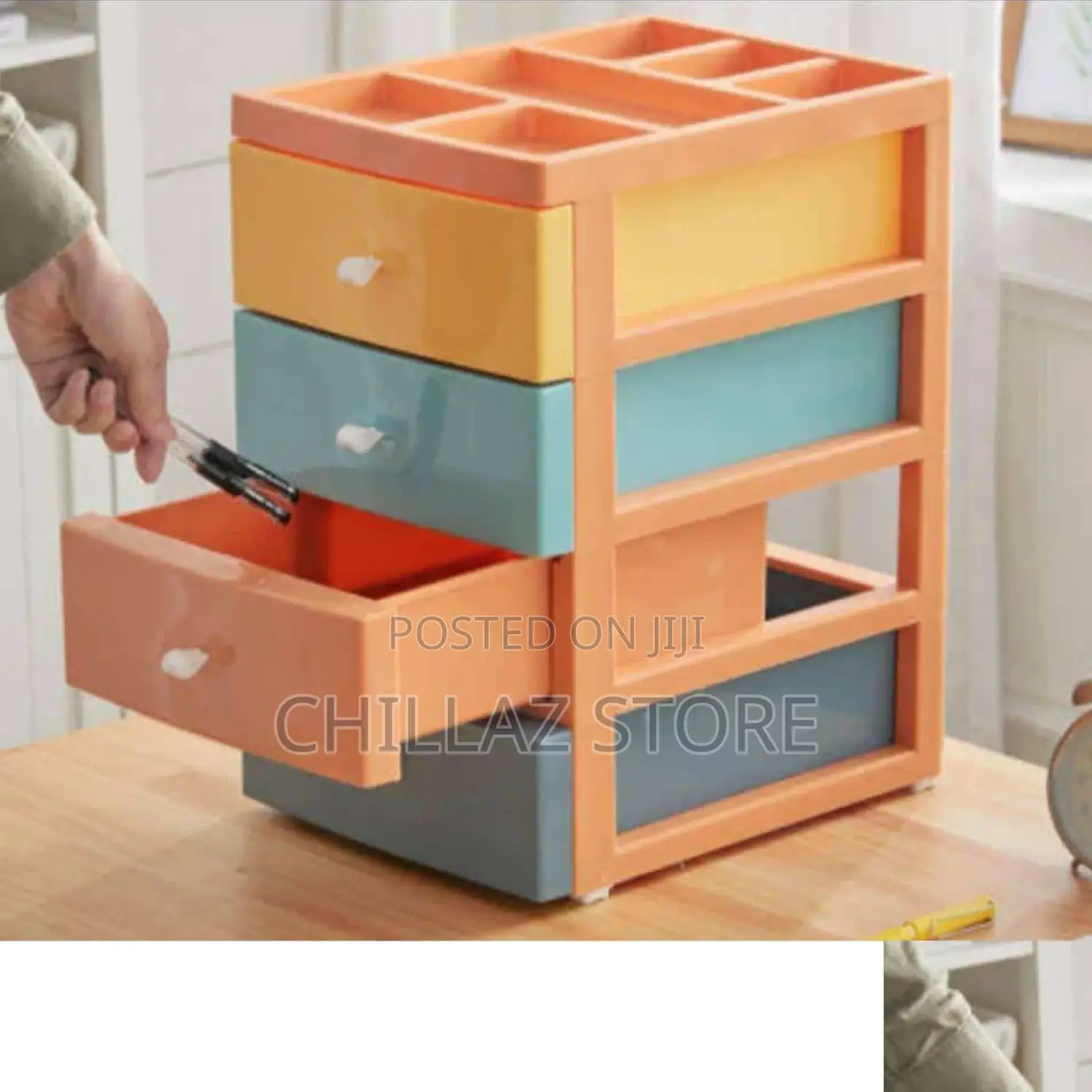 3 Layers Plastic Storage Drawer.