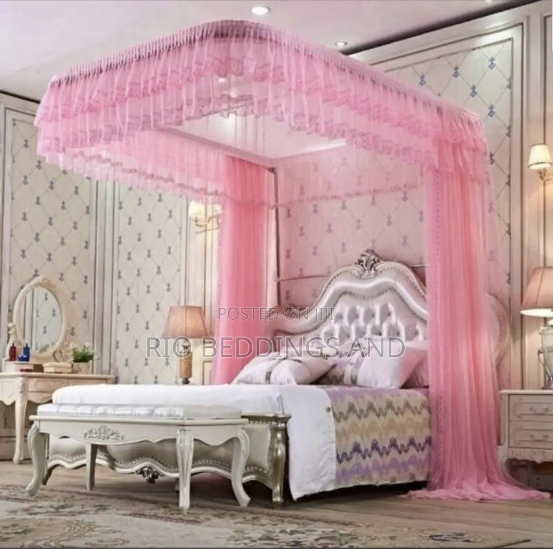 Two Stand Rail Mosquito Net
