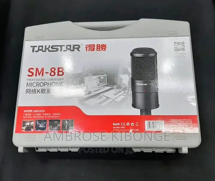 High Quality TAKSTAR SM-8B Condenser Recording Microphone.