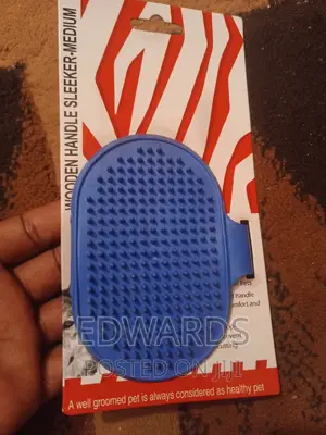 Dog Bathing Rubber Blue