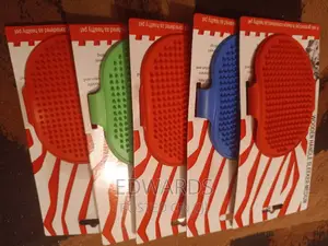 Dog Washing Brush Red