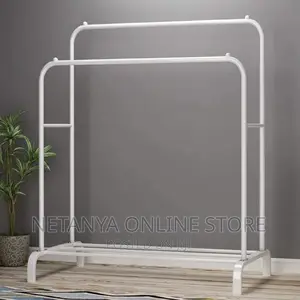 Metallic Multifunctional Clothes Rack