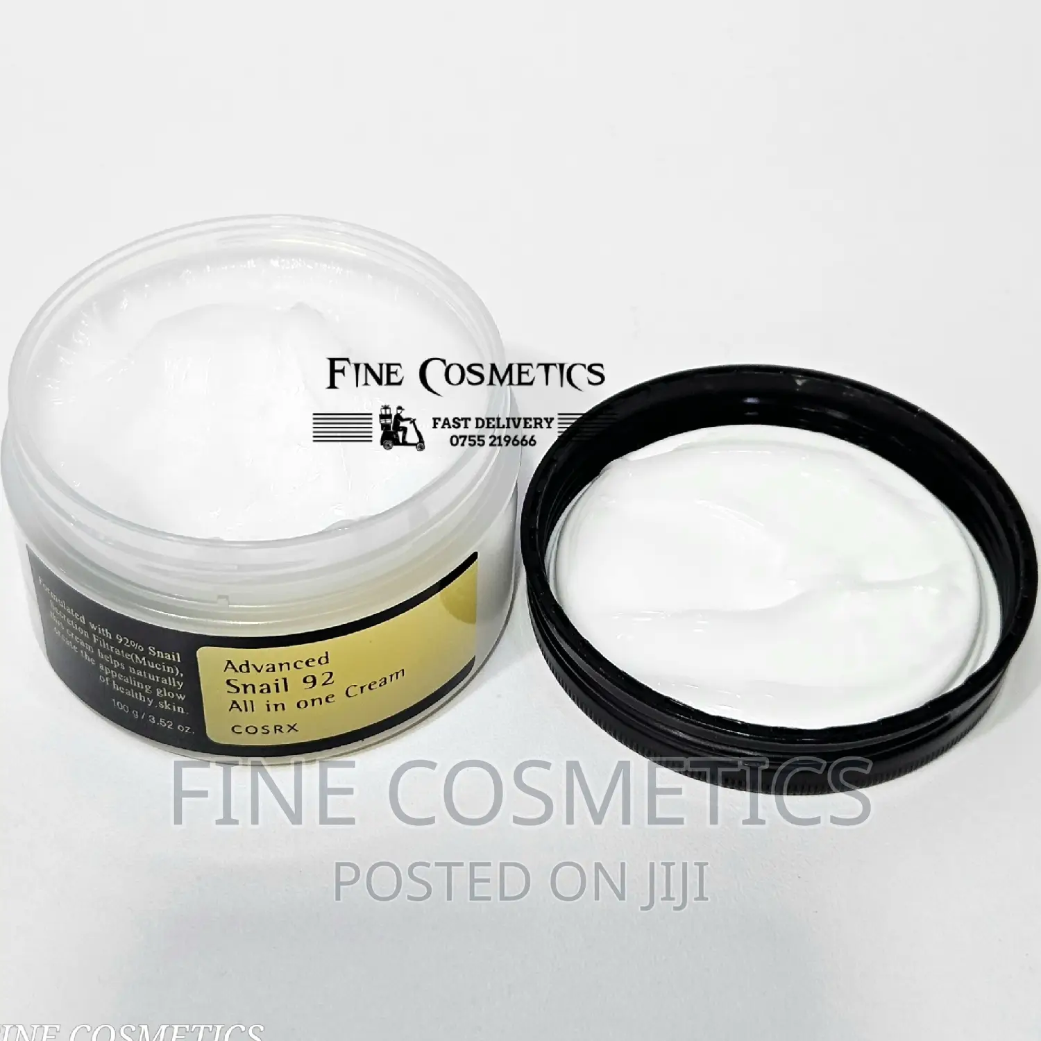 Advanced Snail 92 All on One COSRX Snail Skin Repair Cream.