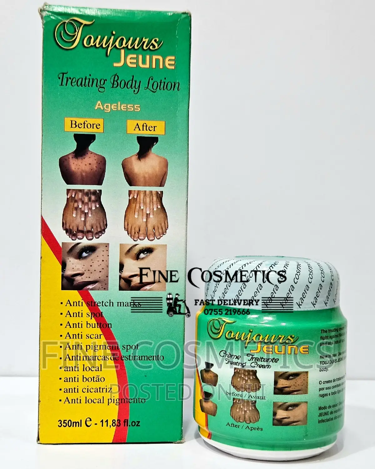 Toujours Jeune Anti-Aging Blackspot Remover Body Lotion 350g